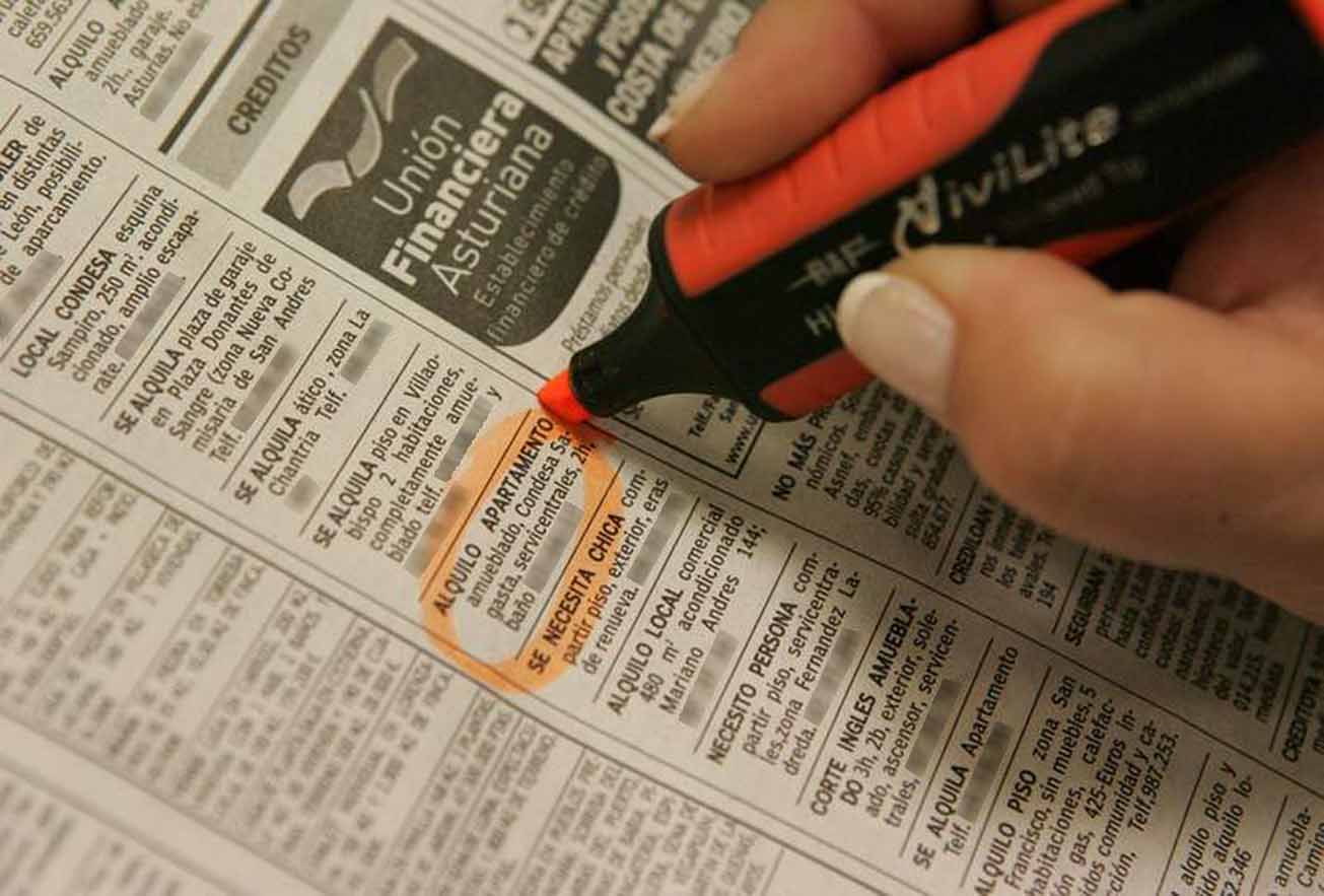 Sólo el 5% de los españoles prevé comprar una vivienda en 2019